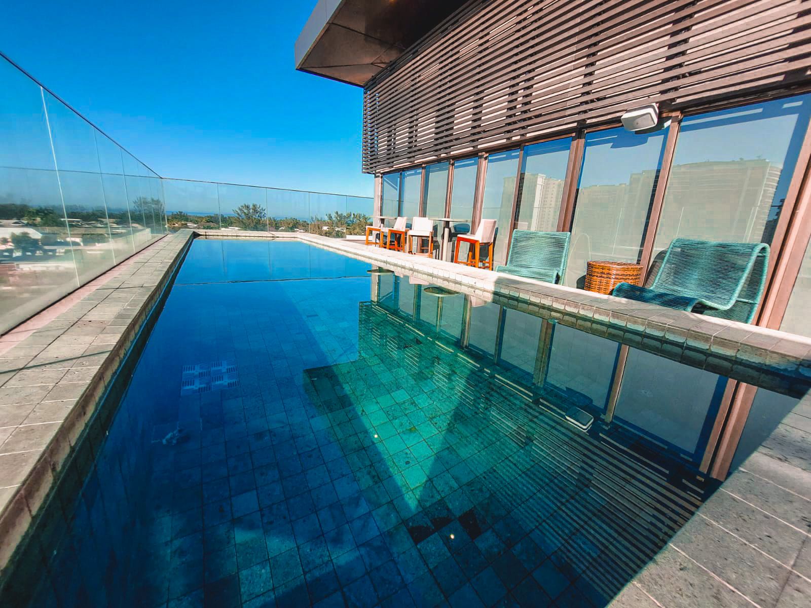 Piscina do rooftop